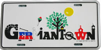 germantown logo license plate